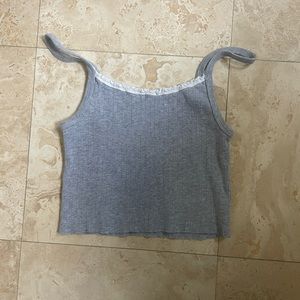 Brandy Melville grey tank top